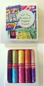 Aurifil Fruits N Veggies Kit 10 Small Spools Cotton 50wt Thread Kit