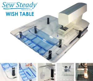 44526: Sew Steady SST-Wish Portable Sewing Machine Extension Table 22.5x25.5"