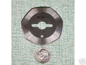 Birdie A-113-7 Seven Sided Round Knife Blade, 50mm 2" for EWRS50 Rotary Cutter