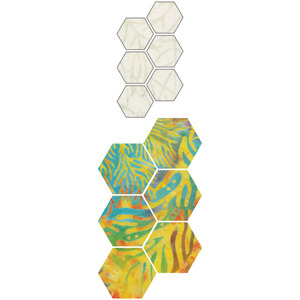 Accuquilt GO! 55420 Paper Piecing Hexagon 1/2" Finished