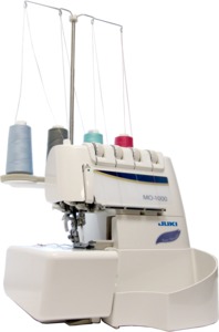 44561: Juki MO1000 Overlock Serger, Auto Needles+Jet Air Loopers Threaders Retail Store