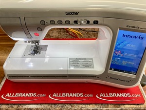 Brother, VM5100D, Babylock Journey, babylock BLJY, DreamCreator, XE Innovis, Brother VM5100 Trade In Dream Creator XE Sew Quilt Embroidery Machine 11" Arm, 561 Stitch, 7x12 Embroidery Machine 11" ArUSB, 318 Designs, 17 Fonts