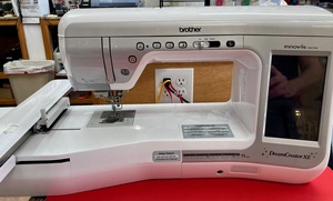 Brother, VM5100D, Babylock Journey, babylock BLJY, DreamCreator, XE Innovis, Brother VM5100 Trade In Dream Creator XE Sew Quilt Embroidery Machine 11" Arm,  561 Stitch, 7x12 Embroidery Machine 11" ArUSB, 318 Designs, 17 Fonts