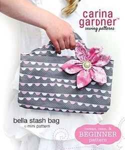 Carina Gardner Bella Stash Bag mini Pattern