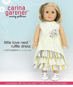 Carina Gardner Little Love Nest Ruffle Dress mini Pattern