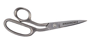 Wolff 9" All Metal Carpet Shears, Wolff, High, Leverage, Metal, Carpet, Shears, Bent, Handle, Bent Up Handle