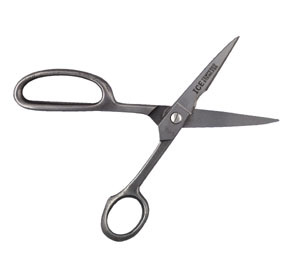 Wolff 8" High Leverage Scissors Shears with Notch for Cutting Cord