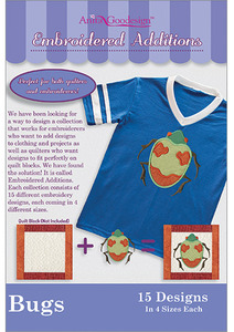 Anita Goodesign EA Bugs Multiformat Embroidery Design CD