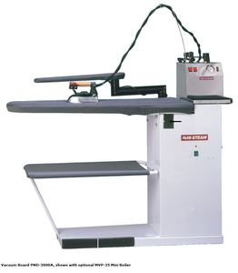 47370: Hi Steam Commercial PND-3000AB Heated Vacuum Ironing and Blowing Board with Sleeve Buck