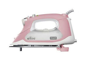 Oliso, TG-1100, SATG1100PINK, Smart Iron, PINK, Breast Cancer Research Foundation, WHITE/GREY-OLISO SMART IRON 18, Oliso TG-1100 Continuous Steam Burst  iTouch Smart Iron Has Legs! GREY