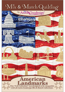 Anita Goodesign 248AGHD American Landmarks Multi-format Embroidery Design CD