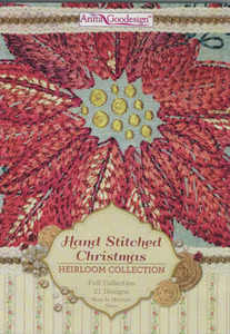 Anita Goodesign 294AGHD Hand Stitched Christmas Heirloom Full Embroidery Design CD