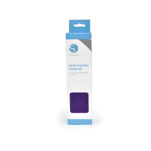 Silhouette Purple Flocked Heat Transfer Vinyl Material 9''x36'' Roll