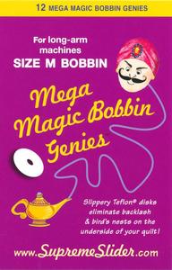 53075: Mega Genie 6943A Magic Bobbin Washers Anti Backlash 12Pk for M Bobbin Cases