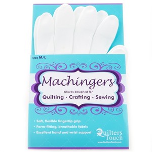 Quilting Gloves Free Motion Quilting Nylon Freemotion Sewing Glove S-XL 2  Pack