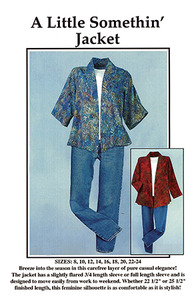 CNT Pattern Company 93-4104 A Little Somethin Jacket Pattern Karen Bye