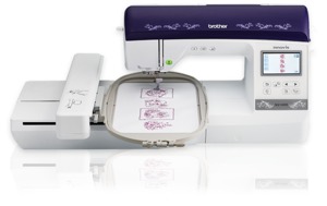 675900960084, Brother NQ1400E, BP1400e, 6x10" Embroidery Machine 15 Extras $1500+ Values, GN 1000 Designs DVD, USB, HD Color Screen 138Designs 140Frames 11Fonts