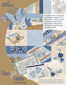 Anita Goodesign PRPL01 Flora & Fauna Premium Plus Collection Embroidery CD