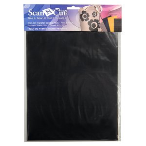 Brother ScanNCut CATSP02 Iron On Cutting Materials 8.5x11" Vinyl Film & Flock for ScanNCut CM650, CM500, CM350, CM250, CM100