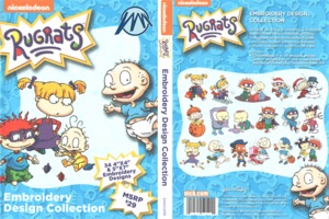Brother Nickelodeon SANICKRR Rug Rats .pes Embroidery Designs CD