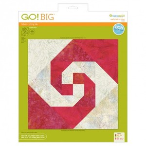 Accuquilt GO! 55460 Big Snail's Trail 12" Die Finished for 55500 Go Big Cutter