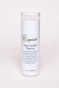 DIME, Exquisite, H490810K, Wash Away, Water Soluble, Topping, 1oz Stabilizer, 8"x10Yds