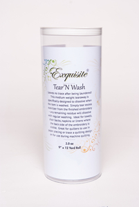 DIME, Exquisite, H570910K, TearNWash, Tearaway, Washaway, Stabilizer, 2oz, 9"x10Yds