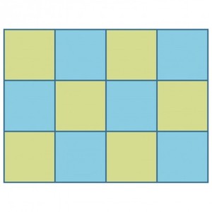 AccuQuilt Studio 50603 Square 2-1/2'' 2'' Finished Quilt Block B 12/Die