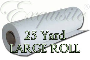 55891: Exquisite EXLR21 Tear N Wash Stabilizer Large Roll 20" Inch x 25 Yards