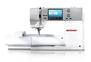 Bernina 560E 676-Stitch Sewing, 100 Embroidery, Quilting Machine BSR* Stitch Regulator, Slide On Table