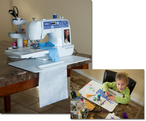PedalSta PS-800 Workstation Trim Catcher Board 13x20", Foam Backing for Portable Sewing Machines and Sergers
