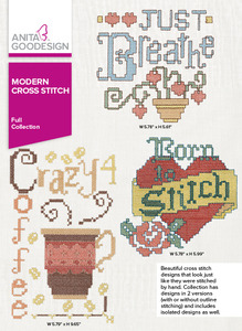 Anita Goodesign 269AGHD Modern Cross Stitch Full Collection Multiformat Embroidery Design CD