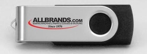 57776: Allbrands USB Memory Stick Flash Thumb Drive Key 8GB, Stores Downloads Designs Upgrades, Computer to Sewing Quilting Embroidery Machine USB-A Port