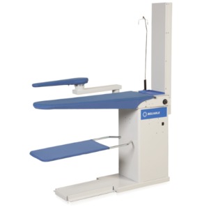 Reliable 6200VB Package: 6000VB Heated Vacuum Ironing Board Pressing Table 52x25", .8HP Motor, Sleeve Arm & Buck, Iron Rest, Tray (Replaces 624HA)
