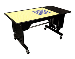 Martelli, La, Cresta, Advantage, Work, Station, Adjustable, Height, Tiltable, Table, 31”, 59”, Area