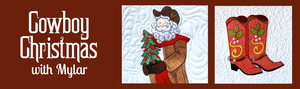 Purely Gates PG5448 Cowboy Christmas Mylar Embroidery Designs CD