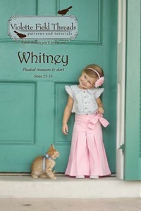 Violette Fields VFT010W Whitney Pleated Trousers, Skirt Sewing Pattern