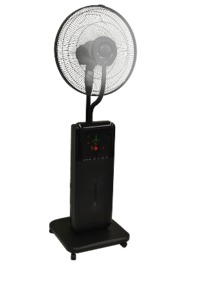 59589: Sunheat Cool Zone CZ500 Ultrasonic Misting Mister Fan on Wheels, Remote Control, Indoor Outdoor