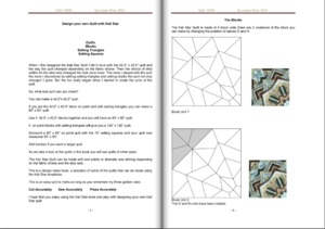 Sew Steady WA-KALIBOOK Westalee Kali Star Quilt Variations 70 Page Book
