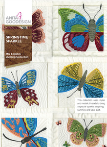 Anita Goodesign 279AGHD Springtime Sparkle Mix & Matching Quilting Collection