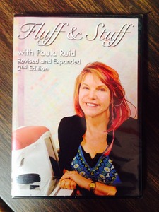Revised Fluff & Stuff DVD Video, Paula Reid Machine Quilting, 1Hour +28Minutes, Bonus Material Via PDF, Batting, Needles, Thread, Basting, Stencils, Stippling, Paula Reid Fluff & Stuff Machine Free Motion Quilting Secrets, 2Hr DVD Instructional Video, Revised and Expanded 2nd Edition