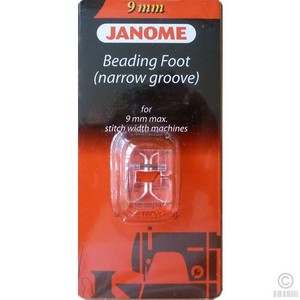 Janome 209- 202098007 Beading Foot 2.5-4mm for 9mm Stitch Width Machines*