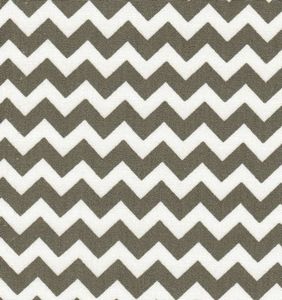 Fabric Finders 15 Yd Bolt 9.33 A Yd 1400-1 Grey Chevron 100% Pima Cotton Fabric 60 inch