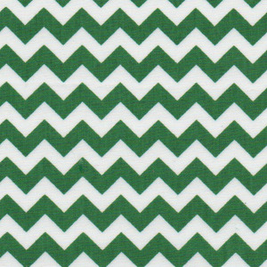 Fabric Finders 15 Yd Bolt 9.33 A Yd 1407 Kelly Chevron 100% Pima Cotton Fabric 60 inch