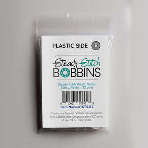 DIME Steady Stitch STS312 White Style L Plastic Bobbins (12 per pack)