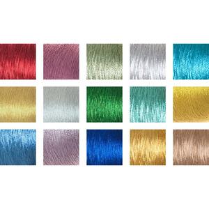 Exquisite  A47000_, KingStar Metallic Embroidery Thread, 1100Yd 40wt Poly, Choose from 20 Colors: MA-1 Aluminum, MG-1, MG-2, MG-3 Golds, MS-1 Silver, DIME Exquisite KingStar Japan Metallic Embroidery Thread 1100Yd 40wt Poly, Choose from 17 Colors