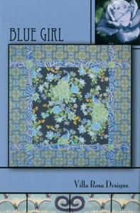 Blue Girl VRD8439 Villa Rosa Design Pattern Card