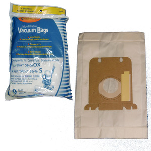 EnviroCare 135-9 Paper Bag, Lux Style S, Eureka OX Micro Env. 9Pk for Electrolux EL6980 EL7000 EL7020, Eureka 6500 6990 CV140 Canister Vacuum Cleaner