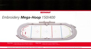 Bernina, 030580.75.00, Mega, Hoop, 6x15.75", 150x400mm, Continuous, Borders , Bernina 030580.75.00 Mega Embroidery Hoop 6x15.75in 150x400mm for Continuous Borders