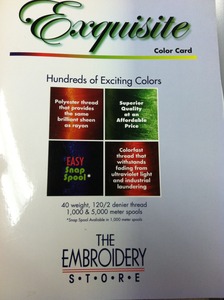 Exquisite Embroidery Thread Color Chart